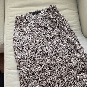 Leopard Print Women's Skirt WHBM